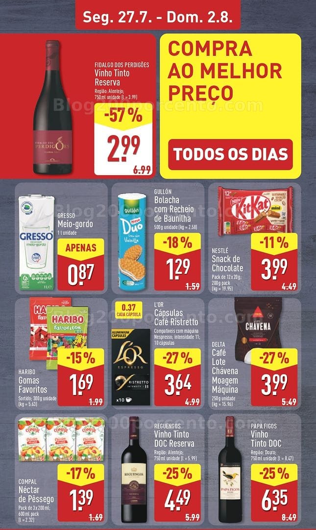 Antevisão Folheto ALDI Promoções de 27 julho a 2 agosto